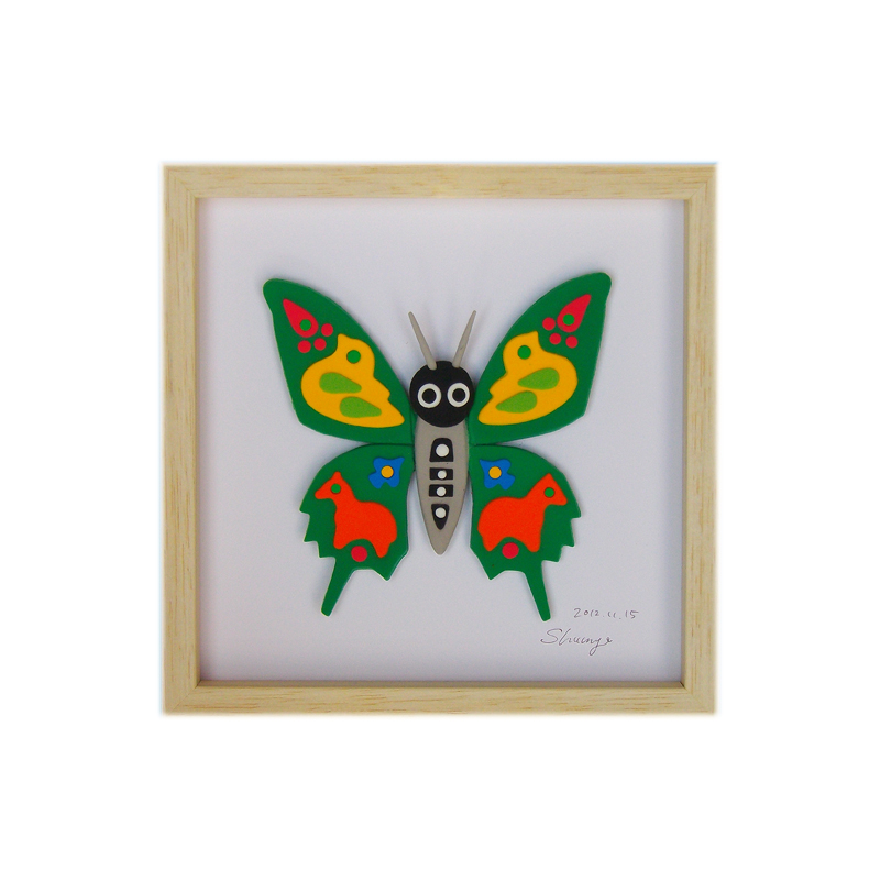 蝶｜プロダクトデザイン｜クレイアート｜sys-cobo（シスコボ）｜青森・津軽