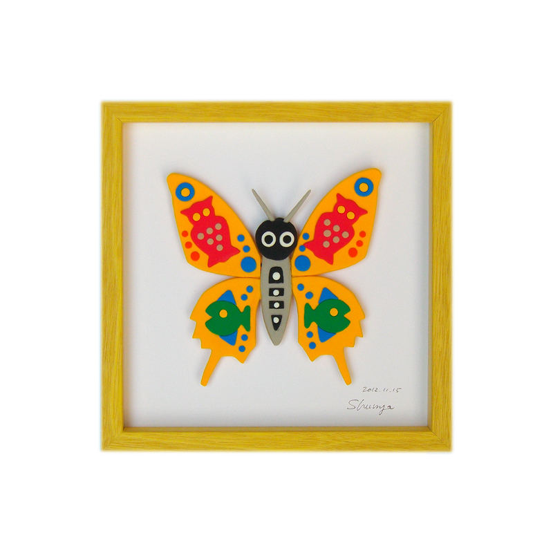 蝶｜プロダクトデザイン｜クレイアート｜sys-cobo（シスコボ）｜青森・津軽