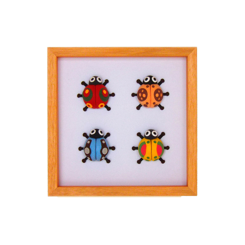 てんとう虫｜プロダクトデザイン｜クレイアート｜sys-cobo（シスコボ）｜青森・津軽