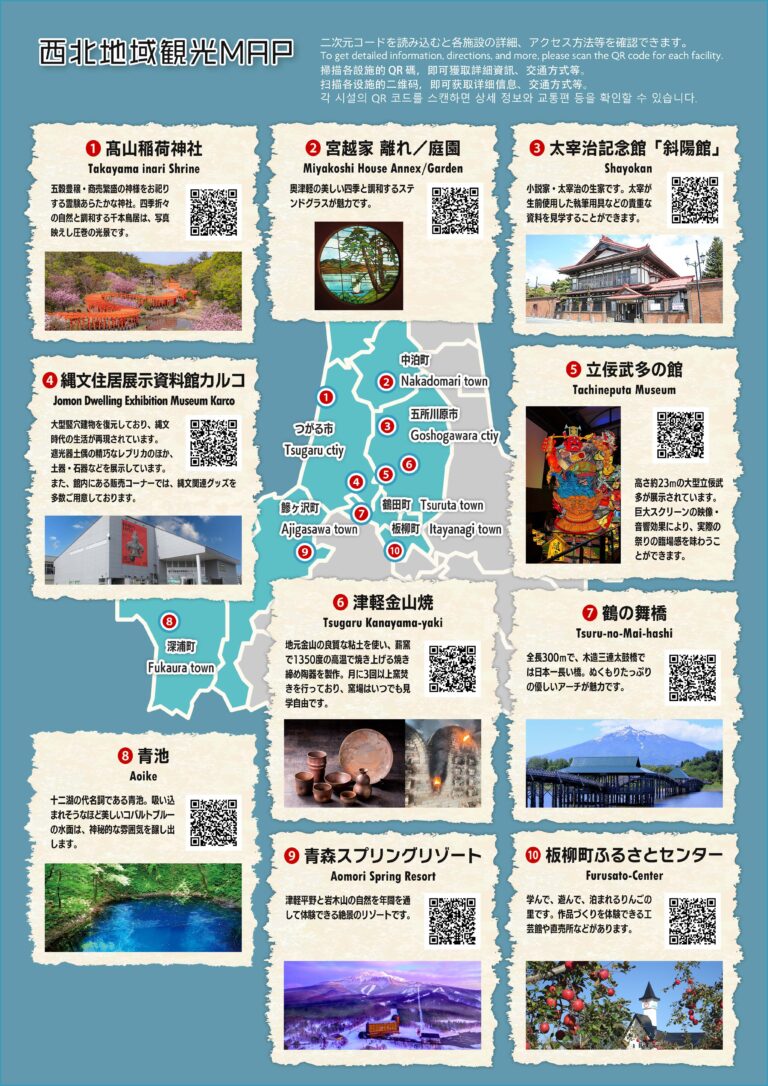 インバウンド向け観光マップ