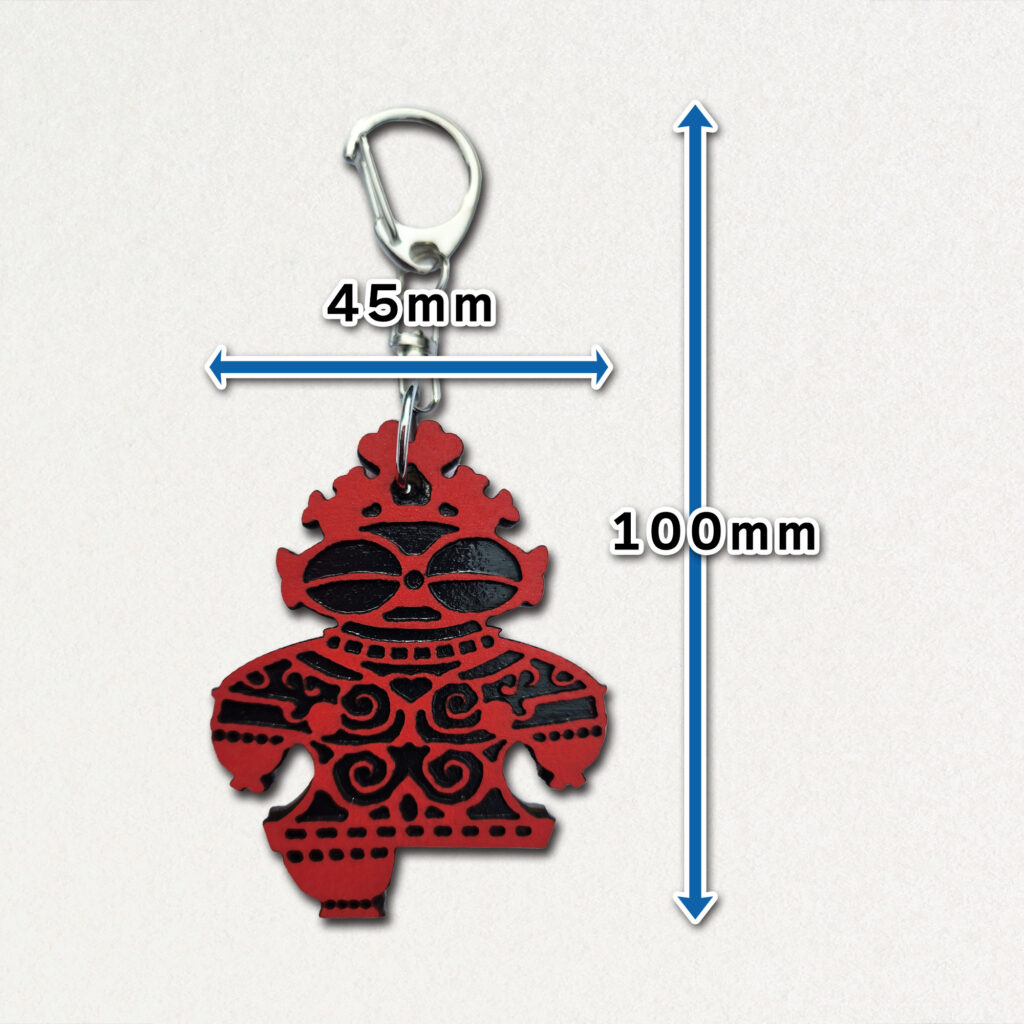 しゃこちゃんキーホルダー(全身)|プロダクトデザイン|縄文グッズ|sys-cobo(シスコボ)|青森・津軽