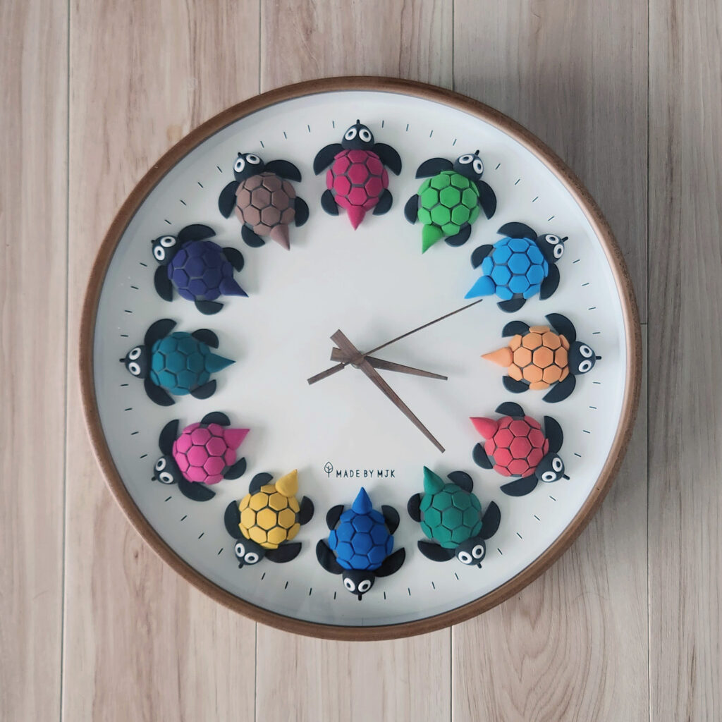 掛け時計｜プロダクトデザイン｜クレイアート｜sys-cobo（シスコボ）｜青森・津軽